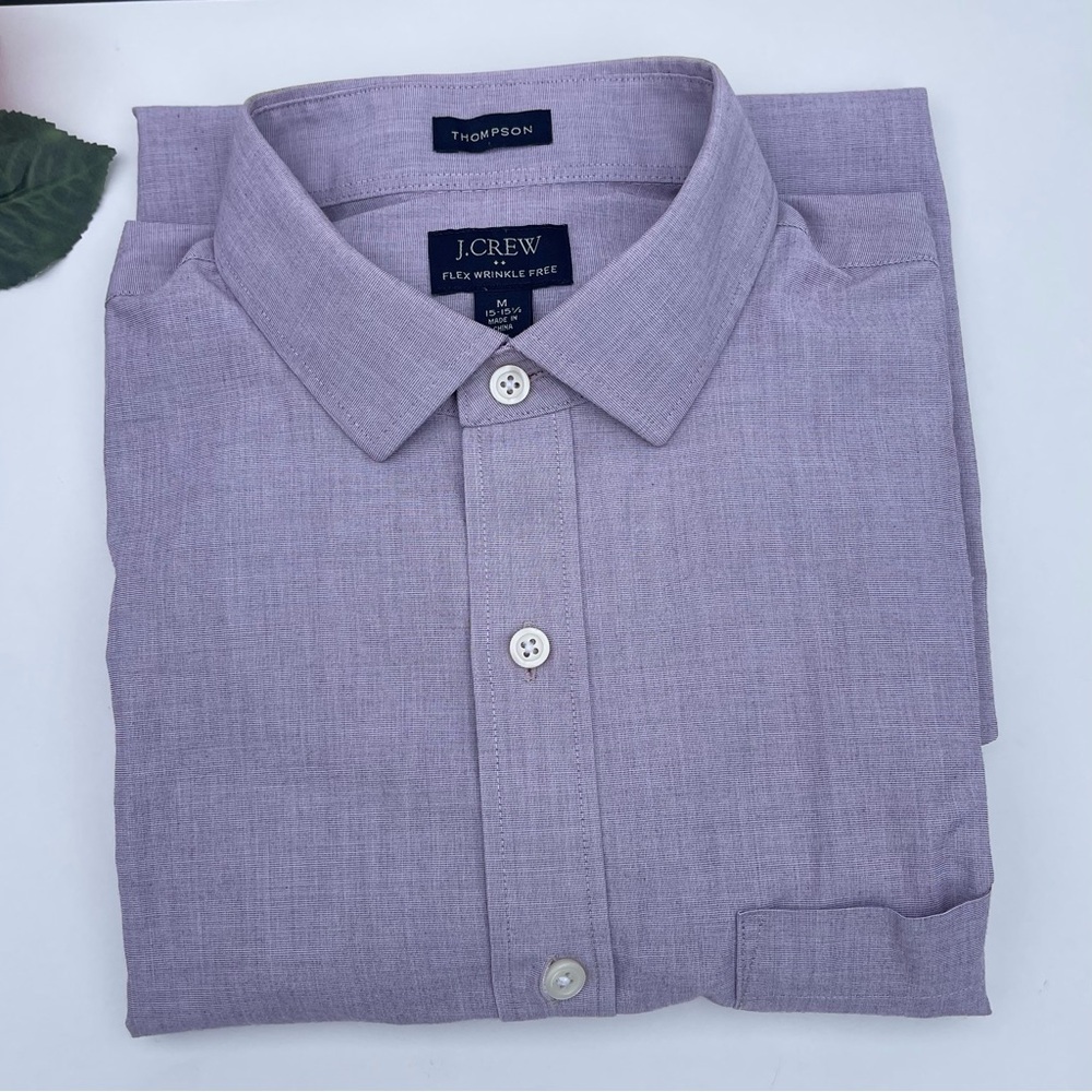 J. Crew Men's Purple button down Shirt size M